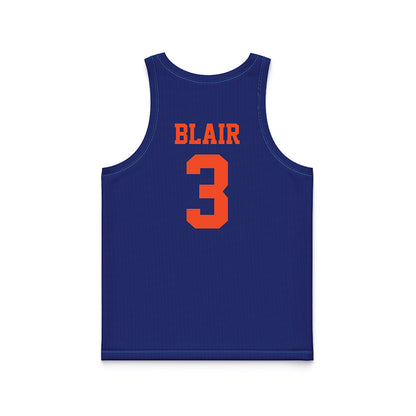 Florida - NCAA Women's Lacrosse : Autumn Blair - Blue Basketball Jersey-1