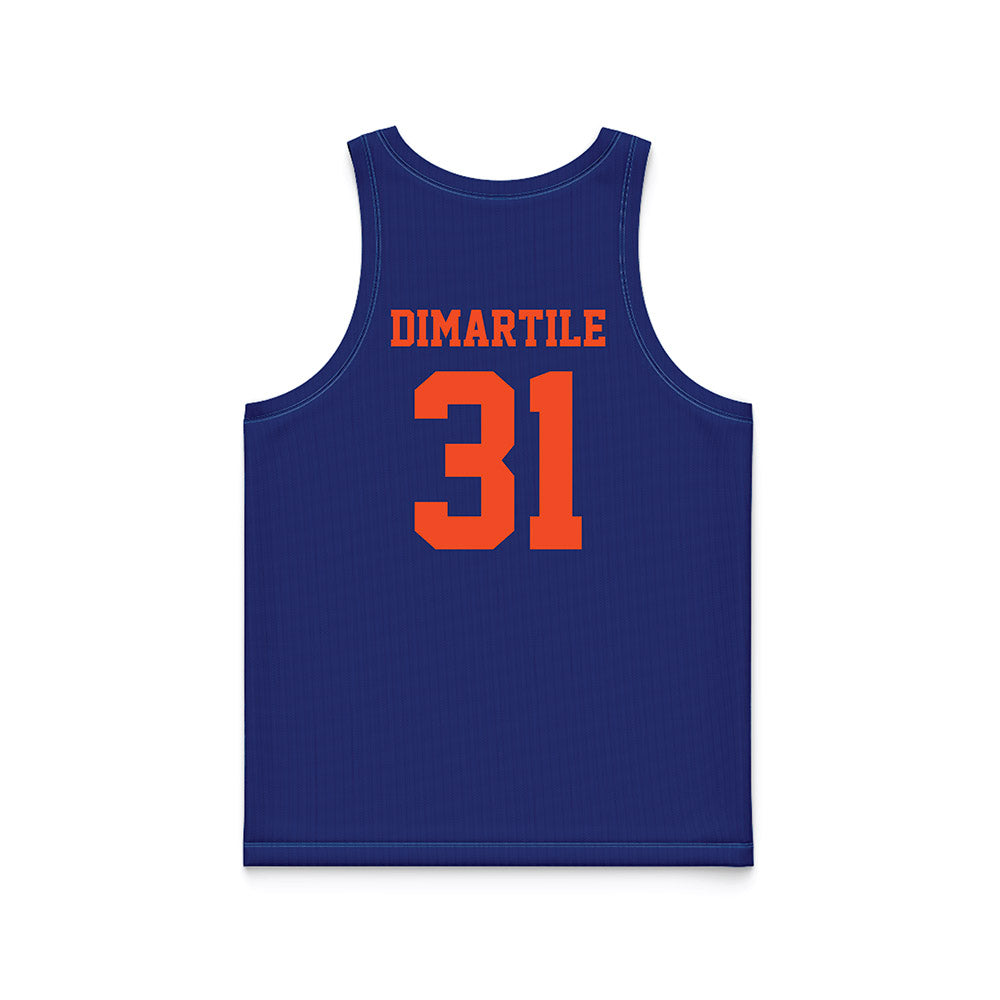 Florida - NCAA Women's Lacrosse : Anna DiMartile - Blue Basketball Jersey-1