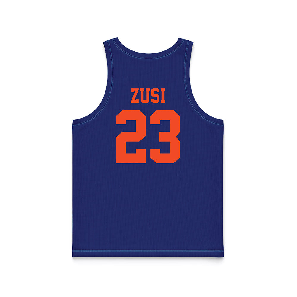 Florida - NCAA Women's Lacrosse : Riley Zusi - Blue Basketball Jersey