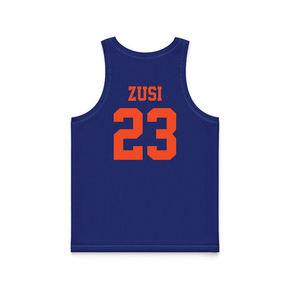 Florida - NCAA Women's Lacrosse : Riley Zusi - Blue Basketball Jersey