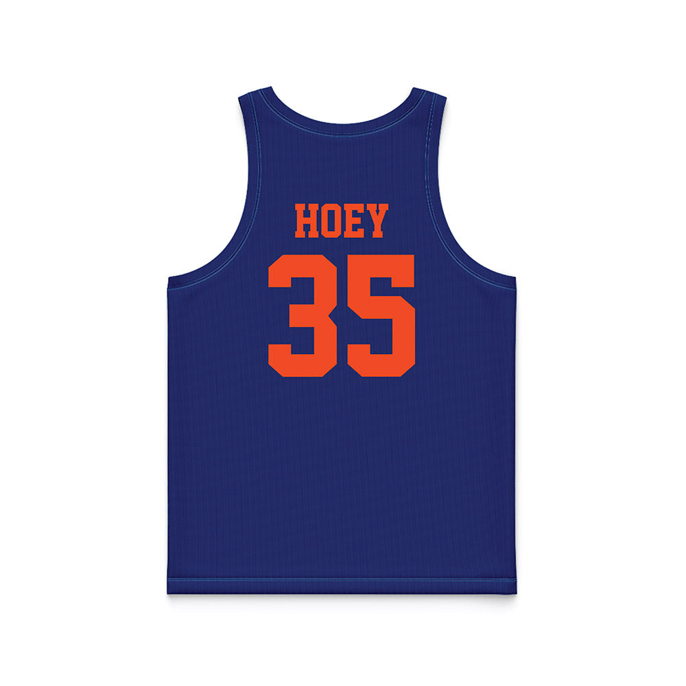 Florida - NCAA Women's Lacrosse : Georgia Hoey - Blue Basketball Jersey-1