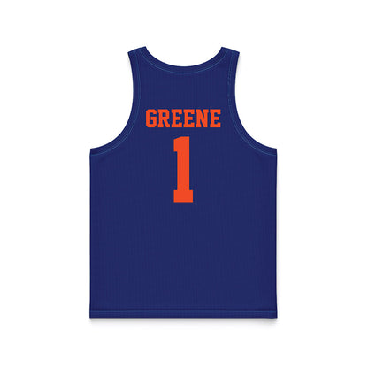 Florida - NCAA Women's Lacrosse : Gabby Greene - Blue Basketball Jersey
