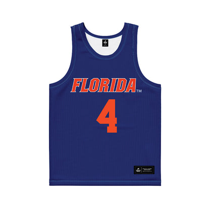 Florida - NCAA Women's Lacrosse : Kennedy Richardson - Blue Basketball Jersey-0
