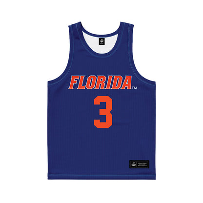 Florida - NCAA Women's Lacrosse : Autumn Blair - Blue Basketball Jersey-0