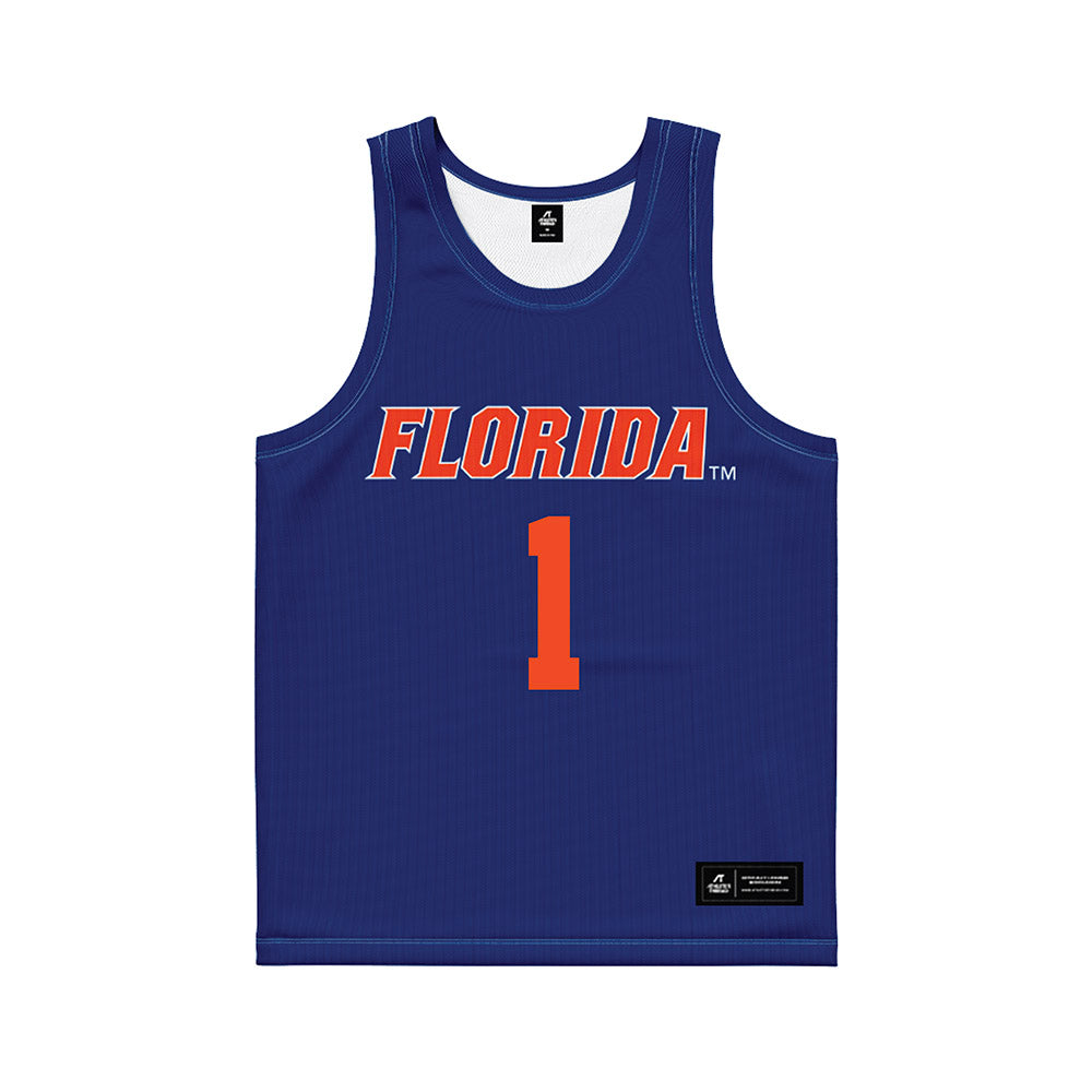 Florida - NCAA Women's Lacrosse : Gabby Greene - Blue Basketball Jersey