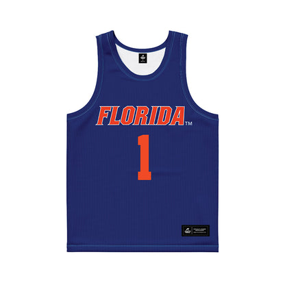 Florida - NCAA Women's Lacrosse : Gabby Greene - Blue Basketball Jersey