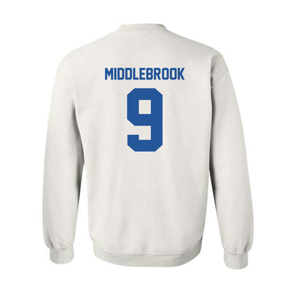 MTSU - NCAA Football : Jekail Middlebrook - Classic Shersey Crewneck Sweatshirt-1