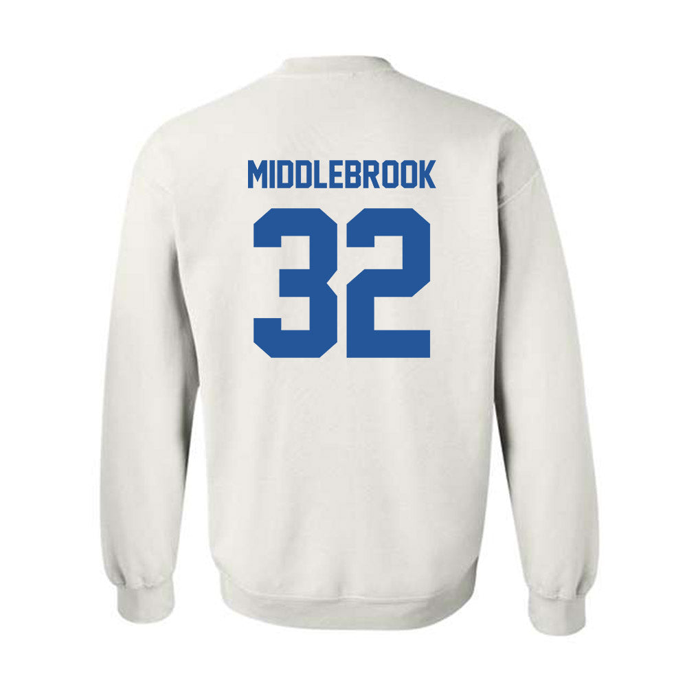 MTSU - NCAA Football : Jekail Middlebrook - Classic Shersey Crewneck Sweatshirt