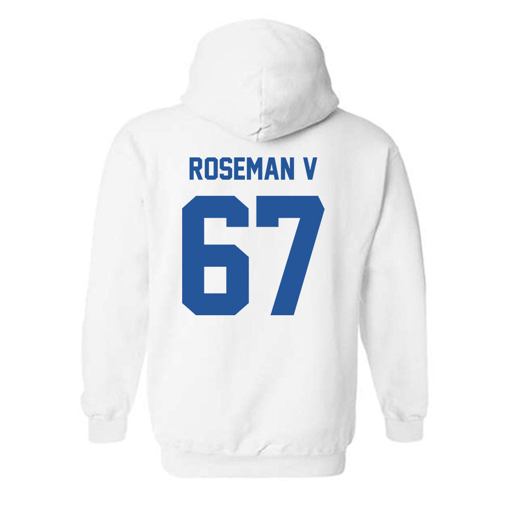 MTSU - NCAA Football : Archie Roseman V - Classic Shersey Hooded Sweatshirt-1