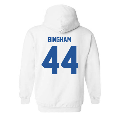 MTSU - NCAA Baseball : Logan Bingham - Classic Shersey Hooded Sweatshirt