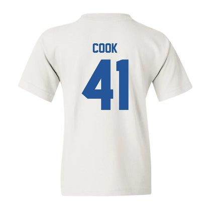 MTSU - NCAA Baseball : Calvin Cook - Classic Shersey Youth T-Shirt