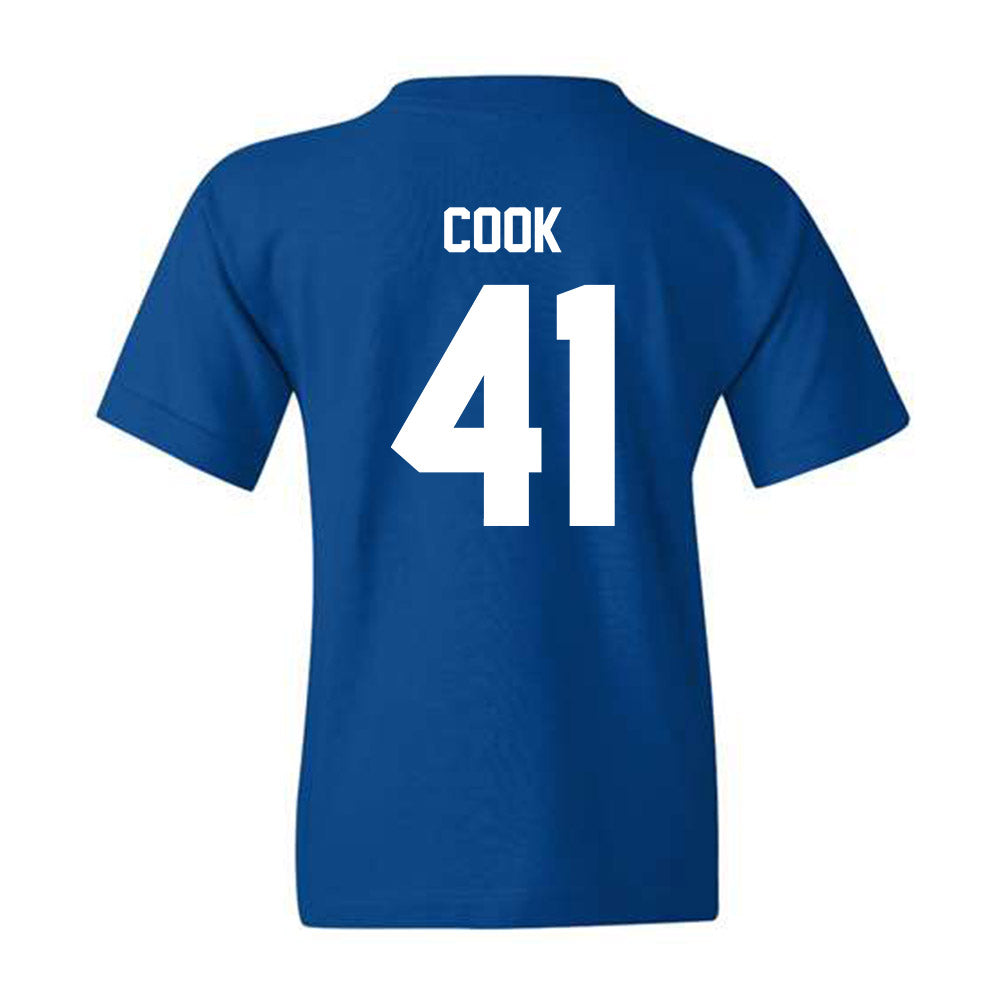 MTSU - NCAA Baseball : Calvin Cook - Classic Shersey Youth T-Shirt