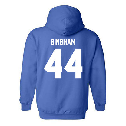 MTSU - NCAA Baseball : Logan Bingham - Classic Shersey Hooded Sweatshirt