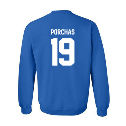 MTSU - NCAA Baseball : Matthew Porchas - Classic Shersey Crewneck Sweatshirt-1