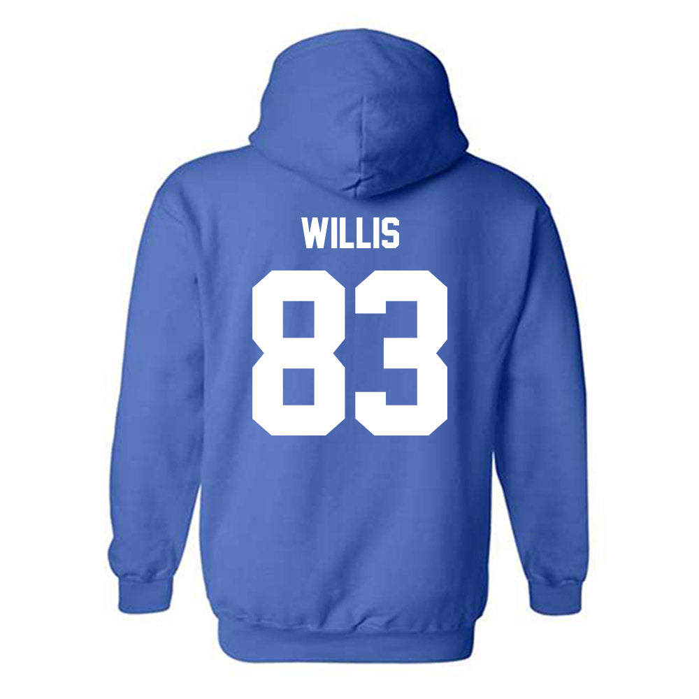 MTSU - NCAA Football : Holden Willis - Classic Shersey Hooded Sweatshirt