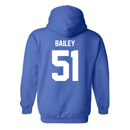 MTSU - NCAA Football : Amarrien Bailey - Classic Shersey Hooded Sweatshirt-1