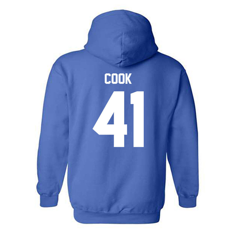 MTSU - NCAA Baseball : Calvin Cook - Classic Shersey Hooded Sweatshirt