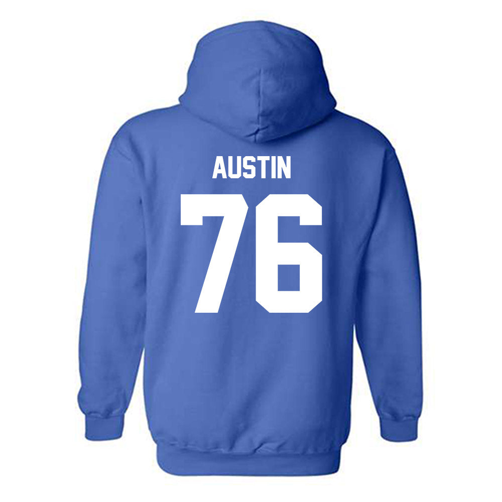 MTSU - NCAA Football : Garrett Austin - Classic Shersey Hooded Sweatshirt-1