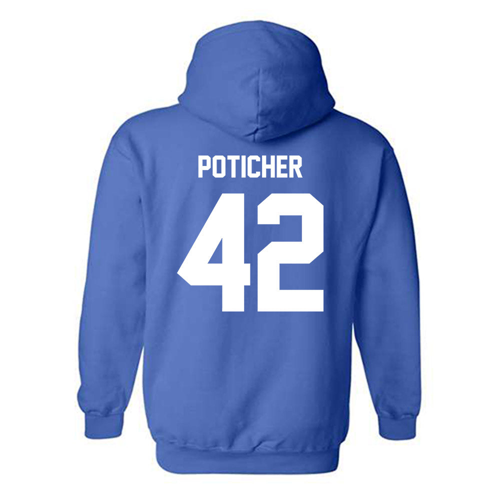 MTSU - NCAA Football : Evan Poticher - Hooded Sweatshirt