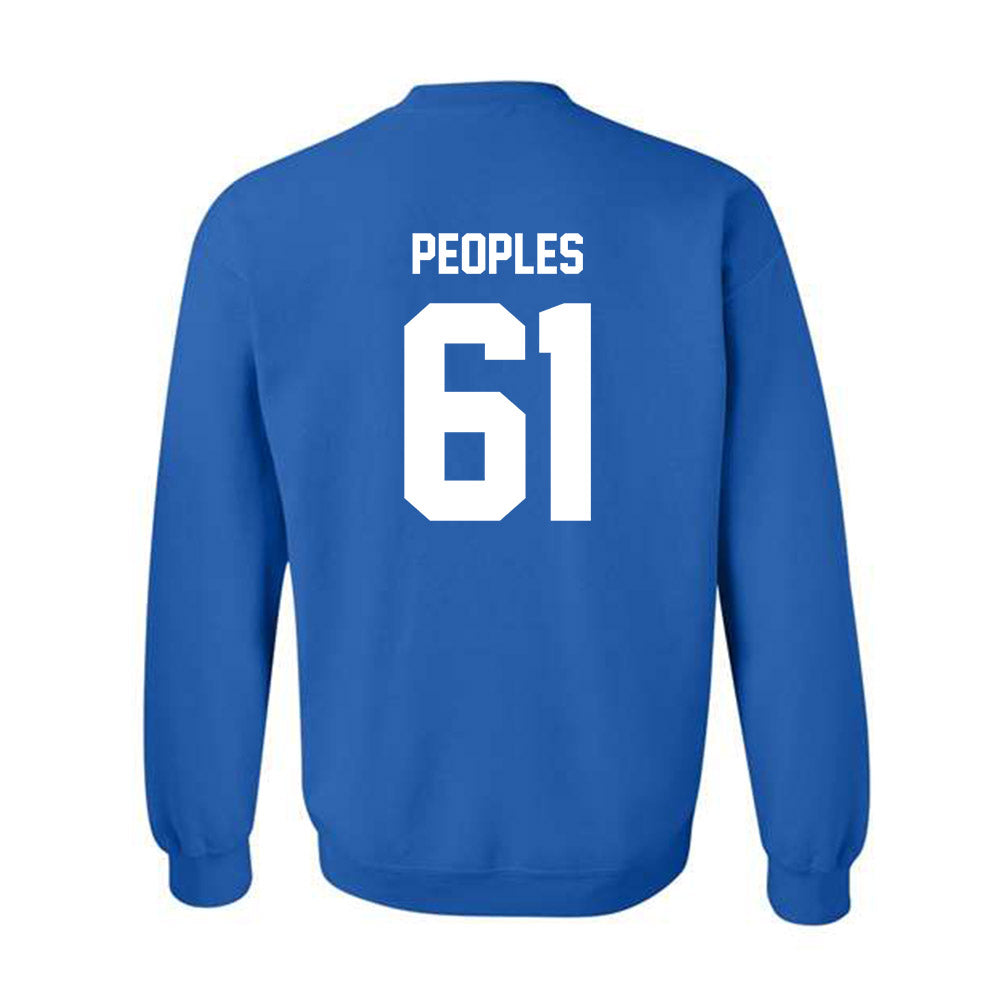 MTSU - NCAA Football : Lantz Peoples - Crewneck Sweatshirt