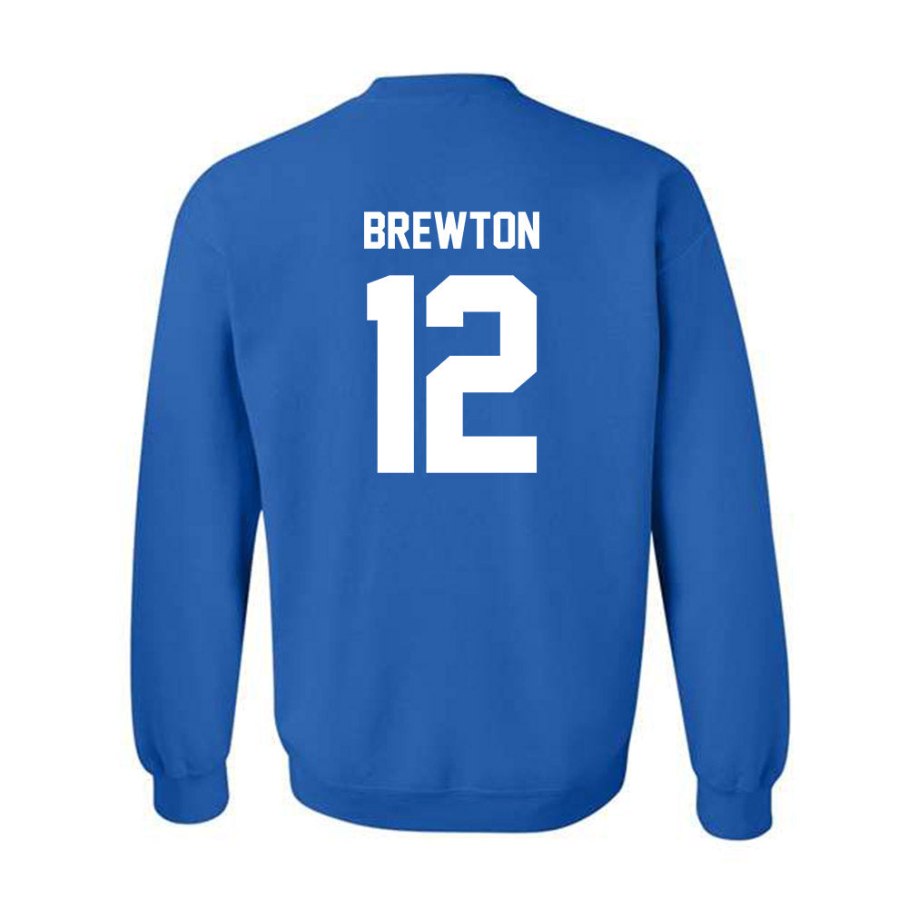MTSU - NCAA Football : Brian Brewton - Classic Shersey Crewneck Sweatshirt-1