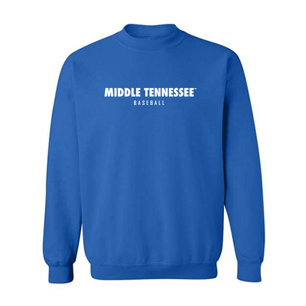 MTSU - NCAA Baseball : Braeden Purser-Eber - Classic Shersey Crewneck Sweatshirt