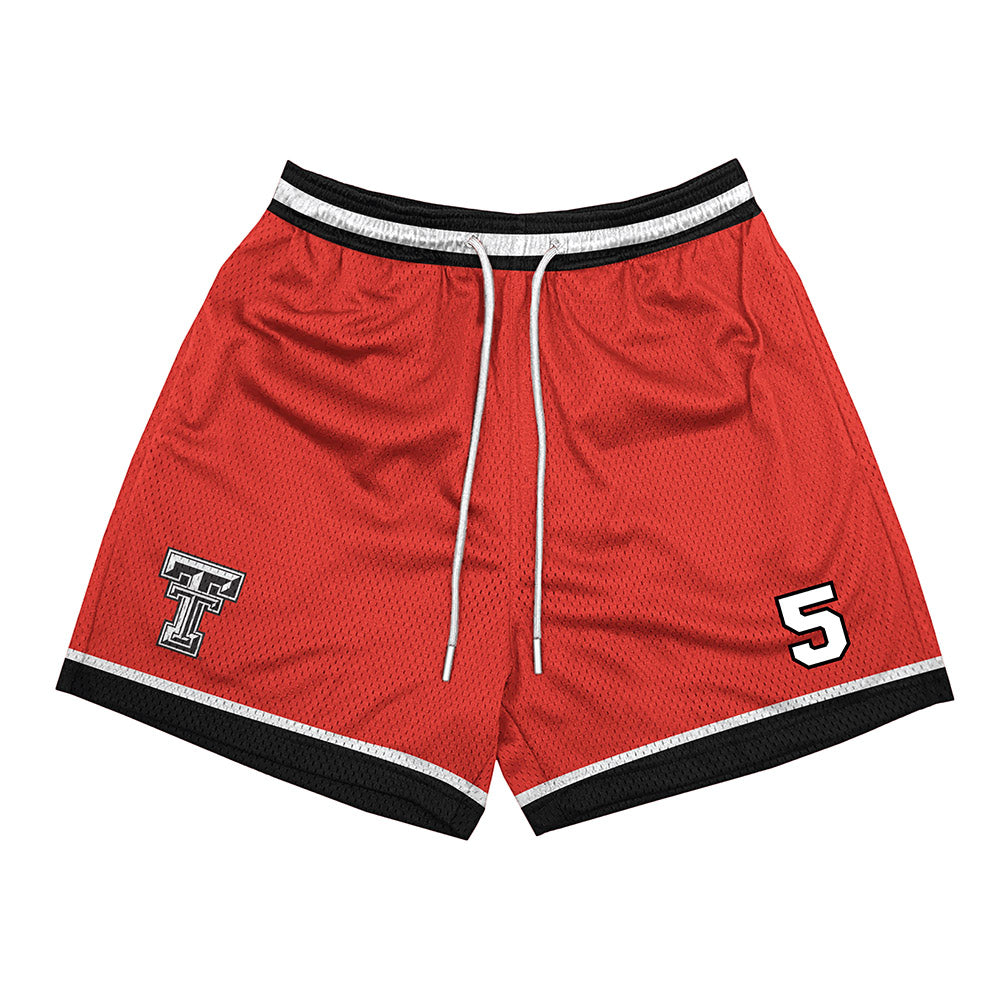 Texas Tech - NCAA Men's Basketball : Josiah Moseley - Shorts-0