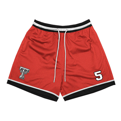 Texas Tech - NCAA Men's Basketball : Josiah Moseley - Shorts-0