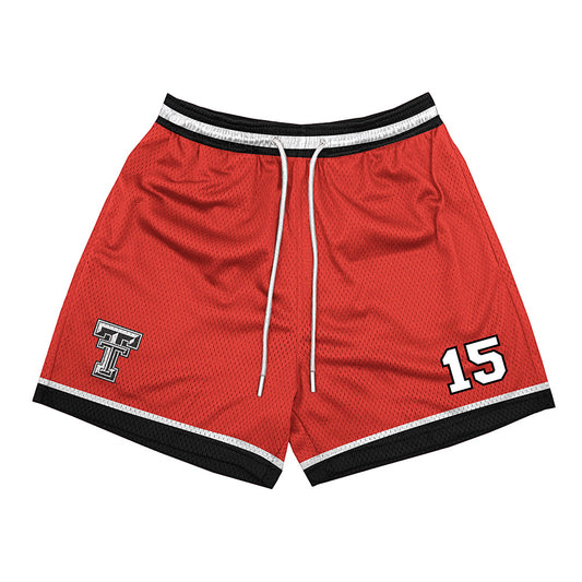 Texas Tech - NCAA Men's Basketball : JT Toppin - Shorts-0