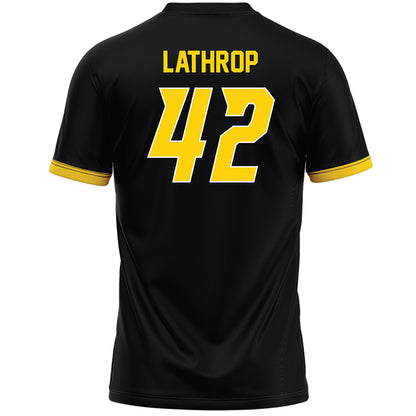 Delaware - NCAA Men's Lacrosse : Keegan Lathrop - Black Lacrosse Jersey -1