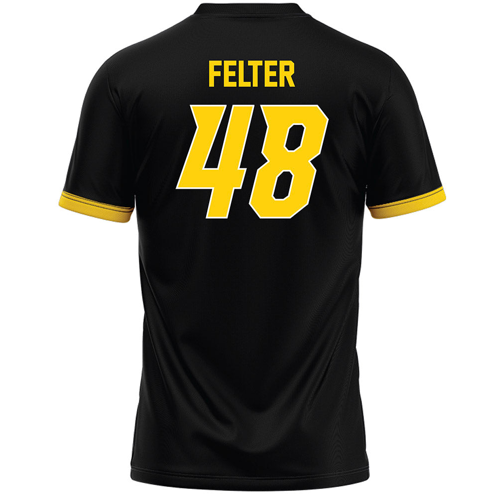 Delaware - NCAA Men's Lacrosse : Casey Felter - Black Lacrosse Jersey -1