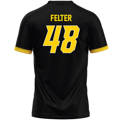 Delaware - NCAA Men's Lacrosse : Casey Felter - Black Lacrosse Jersey -1
