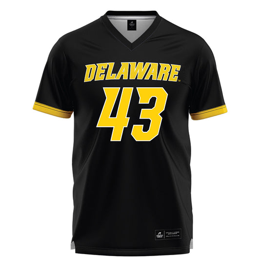 Delaware - NCAA Men's Lacrosse : Wells Bergstrom - Black Lacrosse Jersey -0