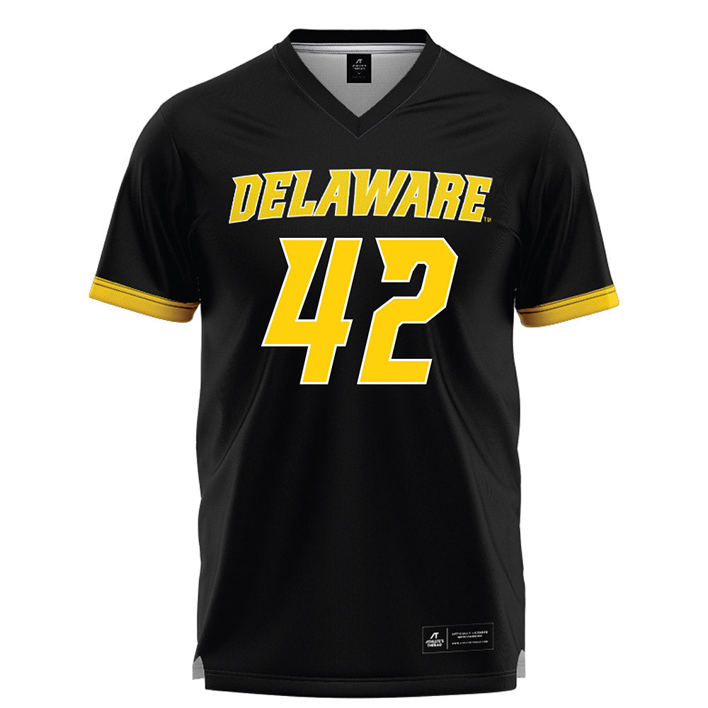 Delaware - NCAA Men's Lacrosse : Keegan Lathrop - Black Lacrosse Jersey -0