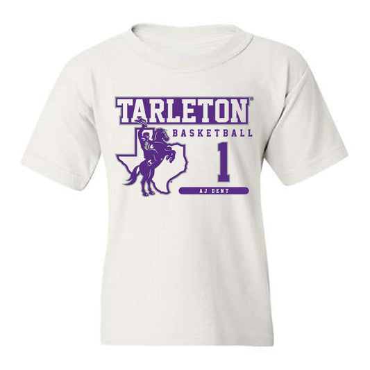 Tarleton State - NCAA Men's Basketball : Aj Dent - Classic Fashion Shersey Youth T-Shirt-0