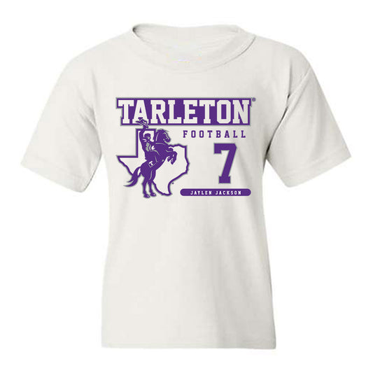 Tarleton State - NCAA Football : Jaylen Jackson - Classic Fashion Shersey Youth T-Shirt-0