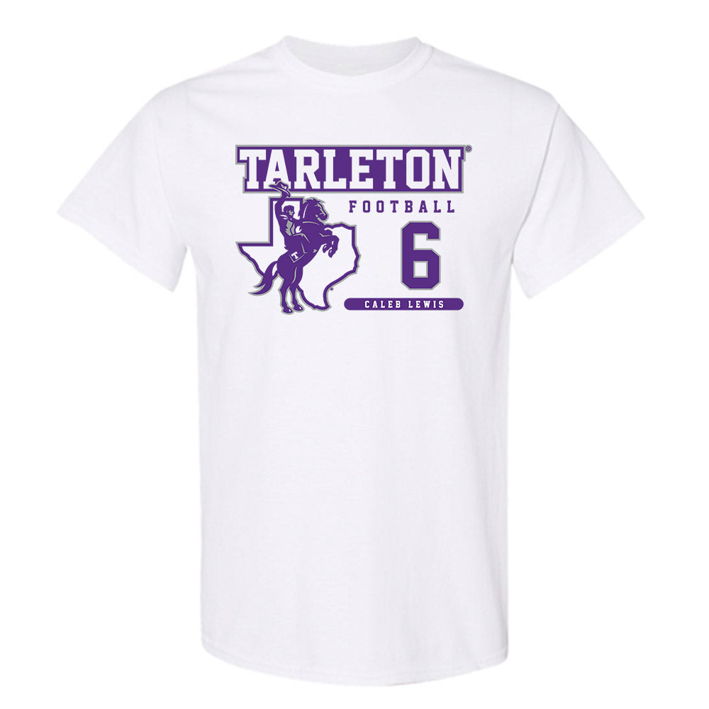 Tarleton State - NCAA Football : Caleb Lewis - Classic Fashion Shersey T-Shirt-0