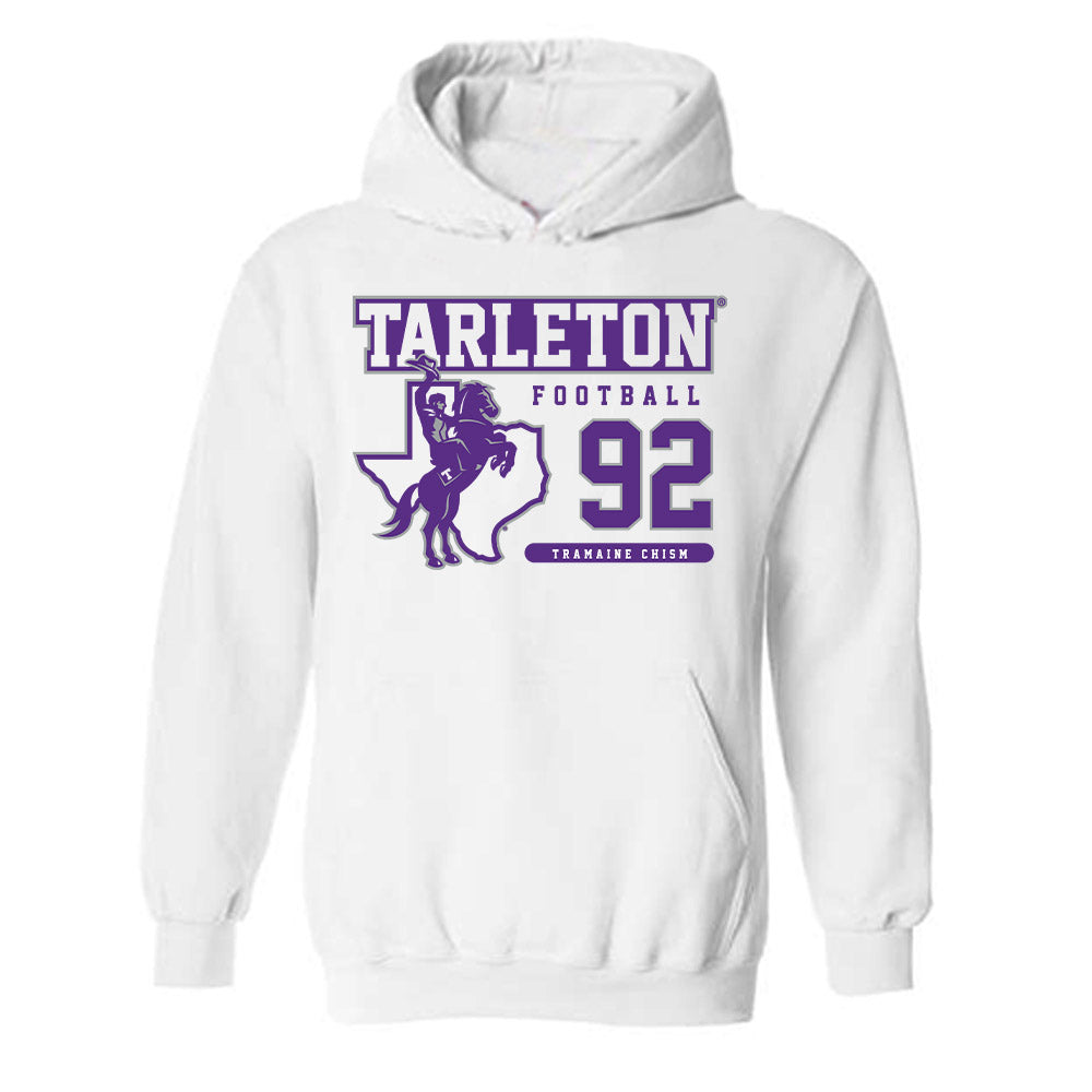 Tarleton State - NCAA Football : Tramaine Chism - Classic Fashion Shersey Hooded Sweatshirt
