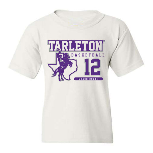 Tarleton State - NCAA Women's Basketball : Grace Booth - Classic Fashion Shersey Youth T-Shirt