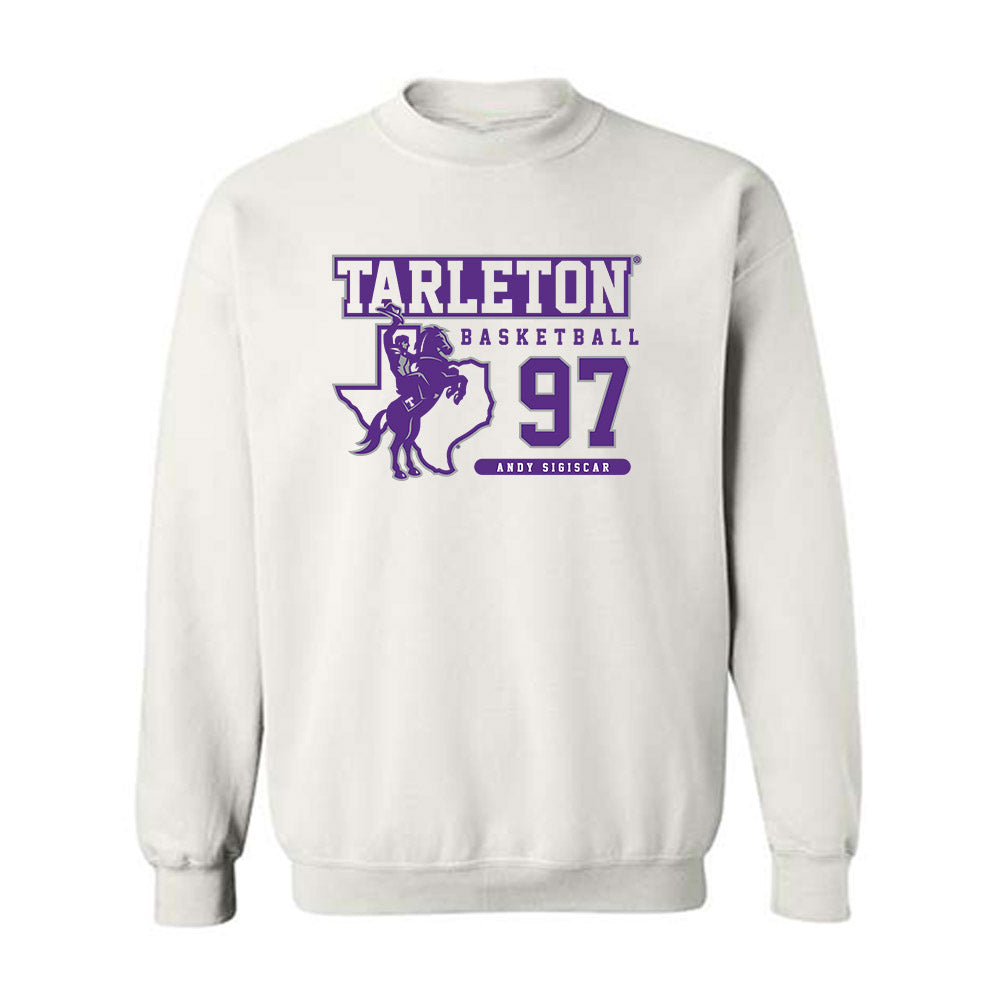 Tarleton State - NCAA Men's Basketball : Andy SIGISCAR - Classic Fashion Shersey Crewneck Sweatshirt-0