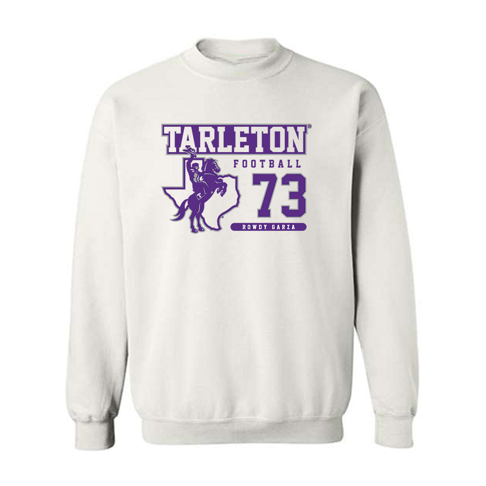 Tarleton State - NCAA Football : Rowdy Garza - Classic Fashion Shersey Crewneck Sweatshirt