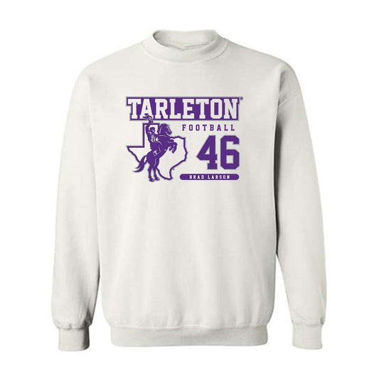 Tarleton State - NCAA Football : Brad Larson - Classic Fashion Shersey Crewneck Sweatshirt-0