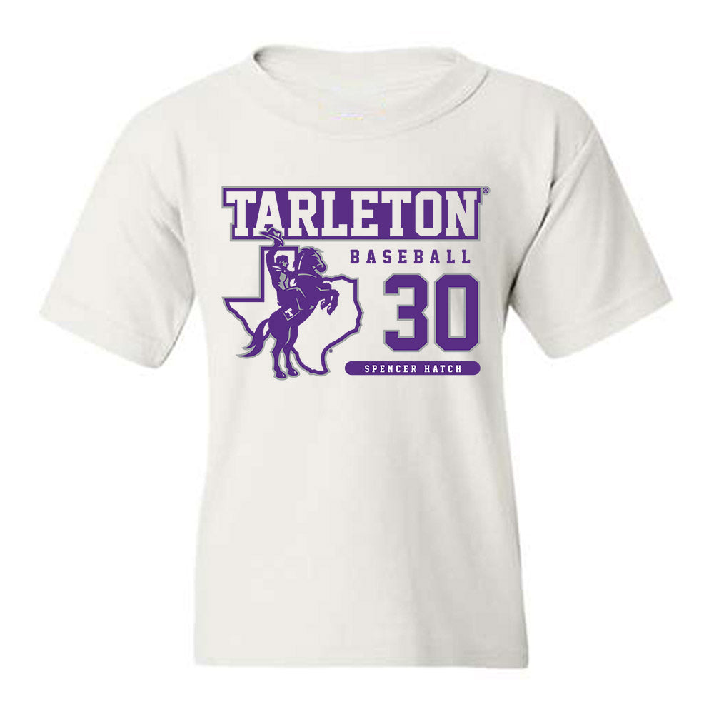 Tarleton State - NCAA Baseball : Spencer Hatch - Classic Fashion Shersey Youth T-Shirt-0