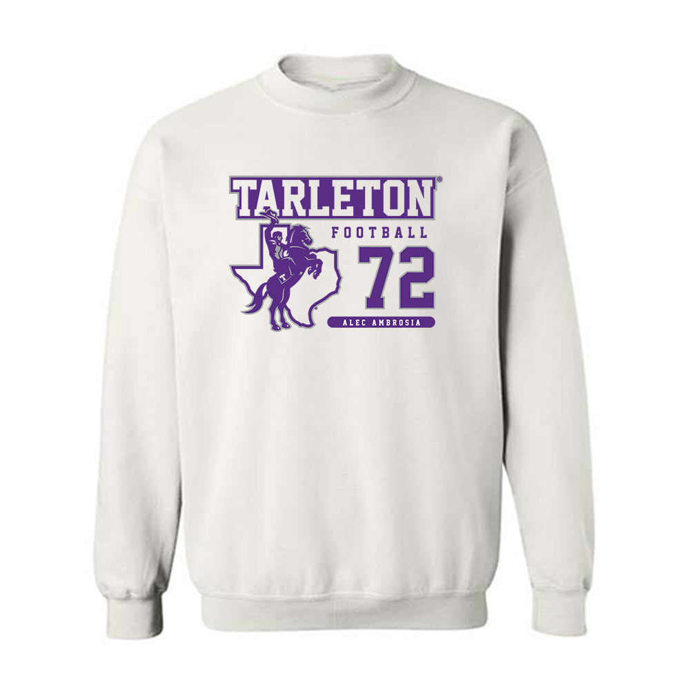Tarleton State - NCAA Football : Alec Ambrosia - Classic Fashion Shersey Crewneck Sweatshirt-0