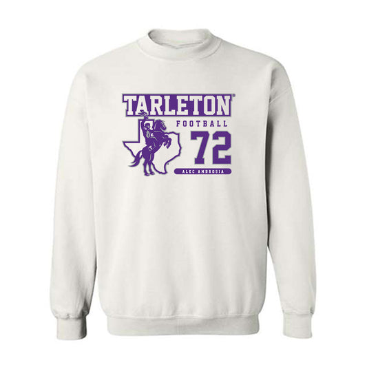 Tarleton State - NCAA Football : Alec Ambrosia - Classic Fashion Shersey Crewneck Sweatshirt-0