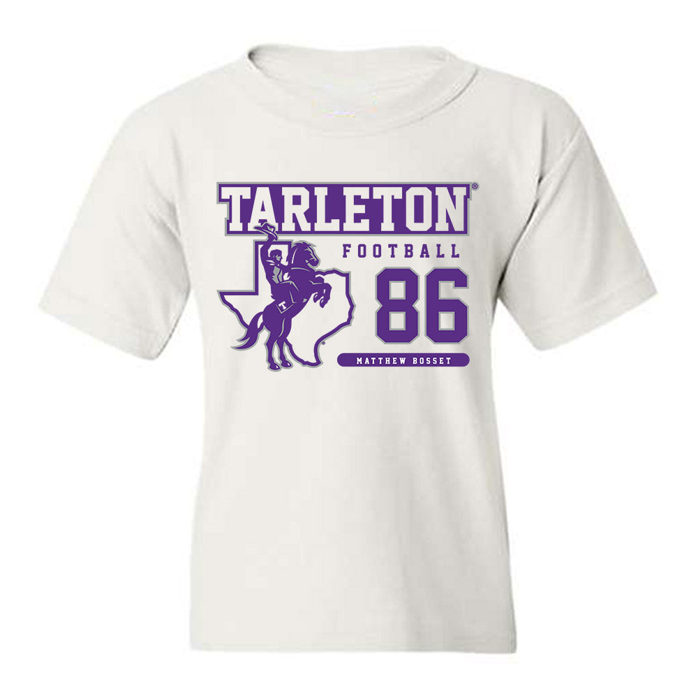 Tarleton State - NCAA Football : Matthew Bosset - Classic Fashion Shersey Youth T-Shirt-0