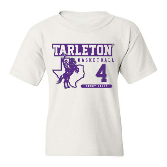 Tarleton State - NCAA Men's Basketball : Leroy Kelly - Classic Fashion Shersey Youth T-Shirt-0