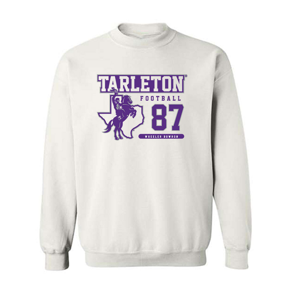 Tarleton State - NCAA Football : Wheeler Bowron - Classic Fashion Shersey Crewneck Sweatshirt-0