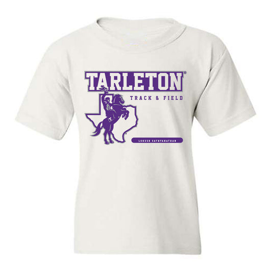 Tarleton State - NCAA Men's Track & Field : Lokesh Sathyanathan - Classic Fashion Shersey Youth T-Shirt-0