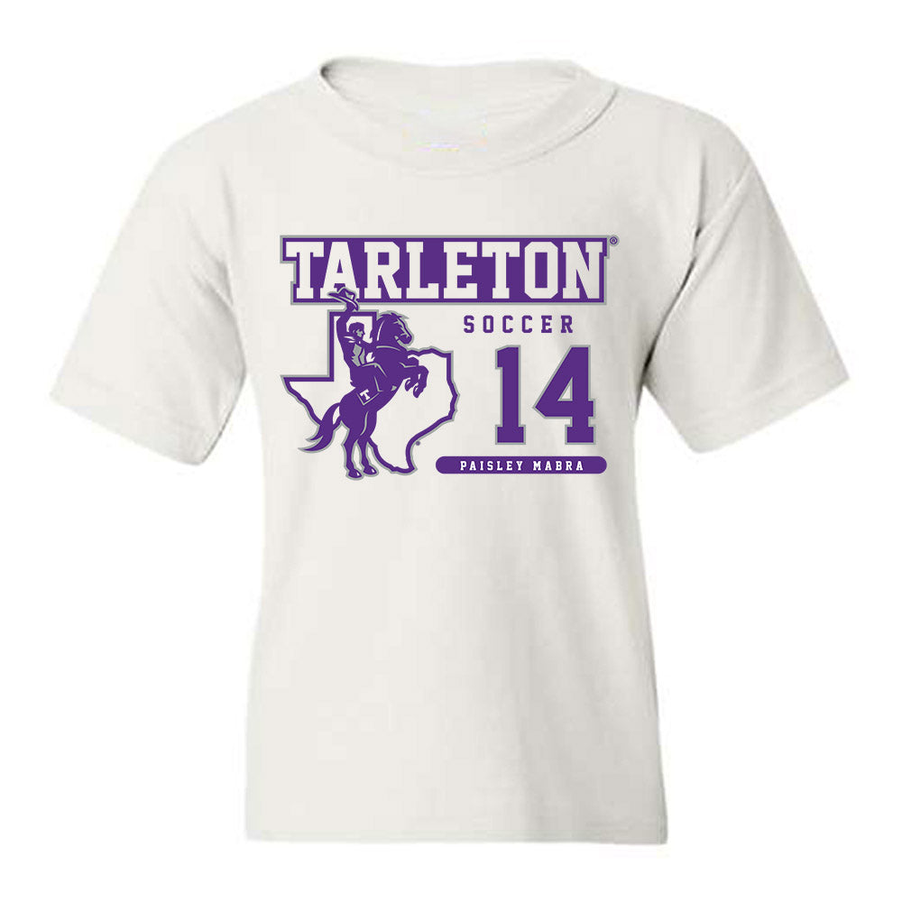 Tarleton State - NCAA Women's Soccer : Paisley Mabra - Classic Fashion Shersey Youth T-Shirt-0